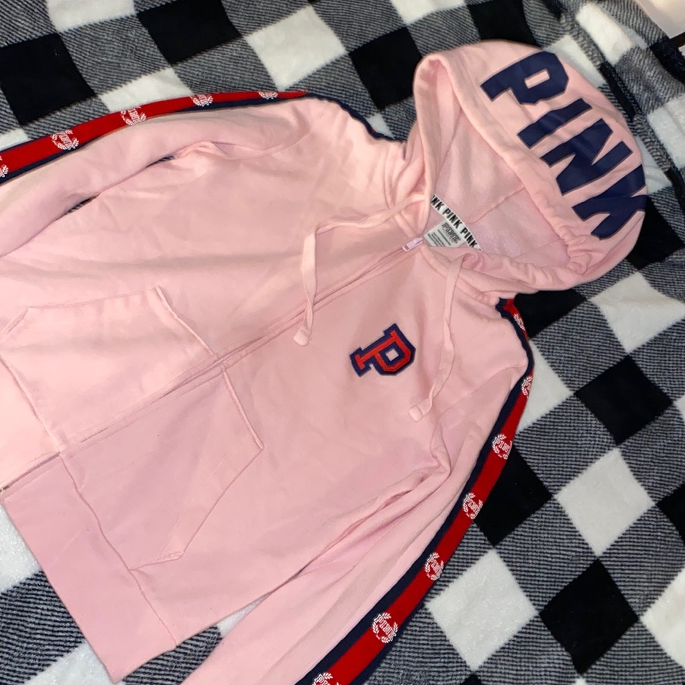 Brand: Victoria Secret PINK; Size: XS; Color: Pastel Pink, Red, Navy Blue, White